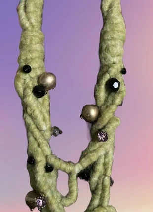 Collana handmade in lana cotta – stile artigianale e dettagli unici, zustand: Sehr gut, 12,50 €, 13,83 € inklusive Vinted-Käuferschutz