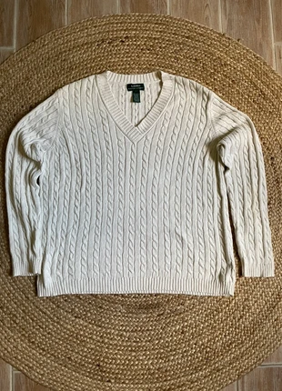 Pull torsadée avec un col en V Ralph Lauren taille L, marque: Ralph Lauren, état: Très bon état, taille: L / 40 / 12, 29,99 €, 32,19 € Protection acheteurs incluse