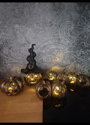 Set goud/brons verlichte stenen Halloween pompoenen, brand: Halloween pompoenen, condizioni: Nuovo senza cartellino, €24.95, €26.90 include la Protezione acquisti