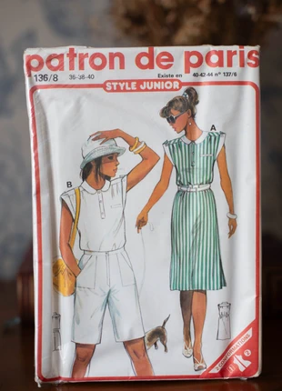 Patron de Paris Vintage T 36 à 40, brand: patron de Paris, condition: New without tags, €5.00, €5.95 includes Buyer Protection