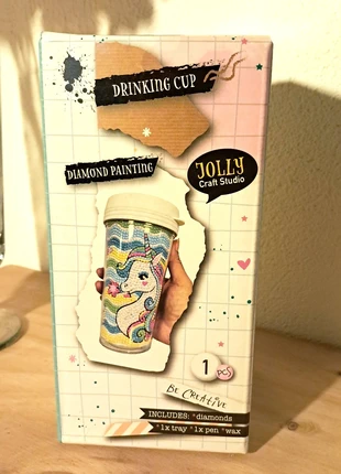 Kit DIY – Mug “Diamond Painting” Licorne, marque: Jolly craft studio, état: Neuf avec étiquette, 8,00 €, 9,10 € Protection acheteurs incluse