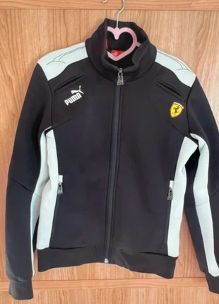 PUMA x ferrari Scuderia Track Jacket - Black & White Racing Style - Size S, marca: Puma, estado: Muy bueno, tamaño: S, 24,95 €, 26,90 € Protección al comprador incluida