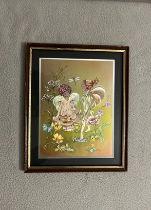 Vintage Gold Foil Fairy Painting by S.A. May, zustand: Sehr gut, 2,49 €, 3,31 € inklusive Vinted-Käuferschutz