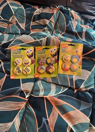 Buttons SpongeBob, merk: SpongeBob SquarePants, staat: Nieuw zonder prijskaartje, maat: Universeel, € 5,00, € 5,95 inclusief Kopersbescherming