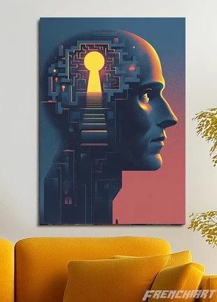 Poster métallique 30cm x 42cm Esprit Humain + aimant mural fourni., brand: Esprit, condition: Very good, €28.75, €30.89 includes Buyer Protection Pro