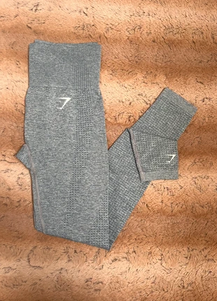Legging Gymshark musculation fitness yoga | Vital Seamless legging Gris | Taille XS, marke: Gymshark, zustand: Sehr gut, größe: XS / 34 / 6, 25,00 €, 26,95 € inklusive Vinted-Käuferschutz