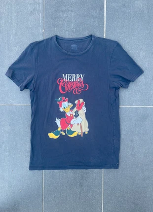 T-shirt Disney Picsou Noël - Tezenis (Taille S), merk: Disney, staat: Heel goed, maat: S / 36 / 8, € 10,00, € 11,20 inclusief Kopersbescherming