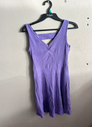 Robe violette côtelée - Don’t Call Me Jennifer (Taille L), marque: Jennyfer, état: Bon état, taille: L / 40 / 12, 5,00 €, 5,95 € Protection acheteurs incluse