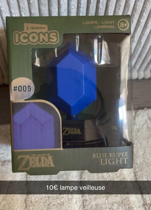 Lampe lumière Zelda rubis, marque: Zelda, état: Très bon état, taille: Taille unique, 10,00 €, 11,20 € Protection acheteurs incluse