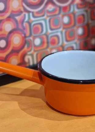 Casserole orange vintage, marque: Vintage, état: Bon état, 6,00 €, 7,00 € Protection acheteurs incluse