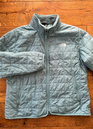 TNF teal womens quilted fleece jacket, brand: The North Face, condition: Very good, size: XL / 14, £40.00, £42.70 includes Buyer Protection