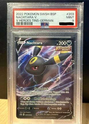 Pokemon Umbreon V PSA9 DE SWSH203, marke: Pokémon, zustand: Neu, 40,00 €, 42,70 € inklusive Vinted-Käuferschutz