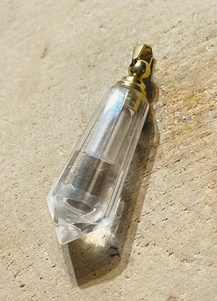 Pendentif bouteille de parfum en cristal de roche, brand: pendentif parfum cristal de roche, condition: New without tags, €15.00, €16.45 includes Buyer Protection Pro