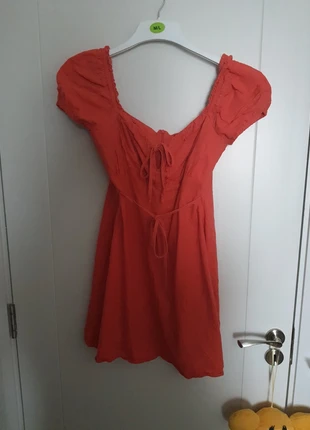Cute Red milkmaid dress, brand: New Look, condition: Very good, size: XL / 42 / 14, €9.00, €10.15 includes Buyer Protection