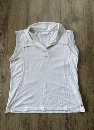 🤍 Polo sportiva bianca – Diadora donna taglia S, marke: Diadora, zustand: Sehr gut, größe: S / 36 / 8, 8,00 €, 9,10 € inklusive Vinted-Käuferschutz