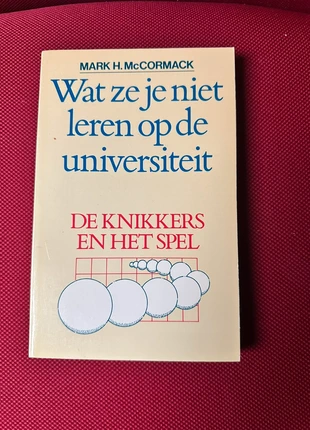 Livre: Wat ze  je niet leren op de universiteit, mark H. McCormack, zustand: Sehr gut, 2,00 €, 2,80 € inklusive Vinted-Käuferschutz
