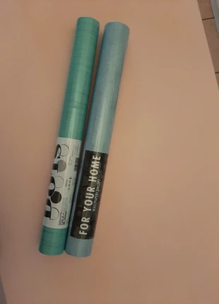 Lot de 2 rouleaux papier peint neufs vert et bleu, marque: Dots, état: Neuf sans étiquette, 5,00 €, 5,95 € Protection acheteurs incluse