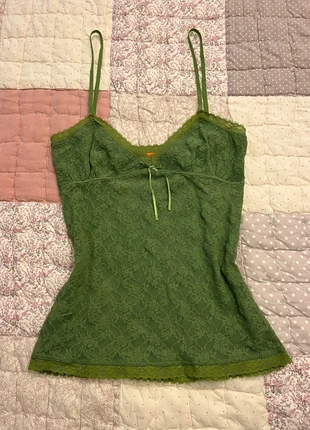 coquette green lace see through sheer vintage bow detail lingerie downtown girl, brand: COQUETTE, condition: Very good, size: S / 36 / 8, €25.00, €26.95 includes Buyer Protection Pro