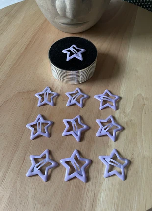 Y2K 10x Sternförmige Haarclips, Rosa, merk: y2k, staat: Heel goed, € 5,00, € 5,95 inclusief Kopersbescherming