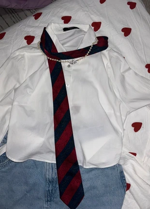 coquette crop shirt blouse, marque: COQUETTE, état: Très bon état, taille: L / 40 / 12, 11,00 €, 12,25 € Protection acheteurs incluse