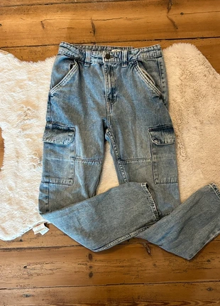 💥 Jean cargo loose à poches garçons 💥, marque: Gémo, état: Très bon état, taille: 12 ans / 152 cm, 5,00 €, 5,95 € Protection acheteurs incluse