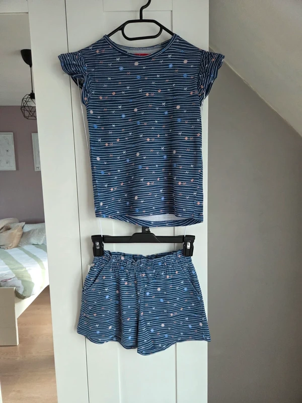 Ensemble short enfant fille taille 10 ans
