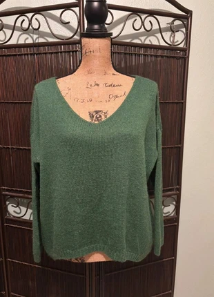 🧶 Pull vert mohair doux & chic – made in Italy 🌿, marque: Made In Italy, état: Très bon état, taille: Taille unique, 17,00 €, 18,55 € Protection acheteurs incluse