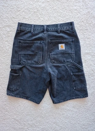 Single knee Short en Jean Noir - Carhartt « W28 », marca: Carhartt, estado: Novo sem etiquetas, tamanho: PT 38 | W28, €49.00, €52.15 inclui Proteção do Comprador