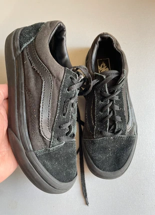 Kids all in black Vans Old Skool lace up shoes uk 1 eur 32, brand: Vans, condition: Good, size: 1 junior | EU 33, £12.00, £13.26 includes Buyer Protection Pro
