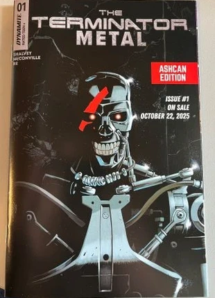 The Terminator Metal ashcan (Dynamite entertainment), staat: Heel goed, € 8,99, € 10,14 inclusief Kopersbescherming Pro