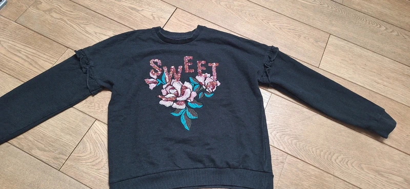 Beau pull avec broderie fleurs - photo numéro 2