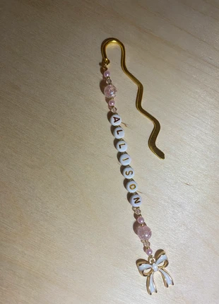 Pink Customisable Metal Beaded Bookmark, condition: New with tags, £5.25, £6.21 includes Buyer Protection