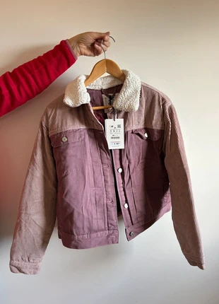 Pull & Bear Pink Sherpa Jacket Woman Women, marca: Pull & Bear, estado: Novo com etiquetas, tamanho: S / 36 / 8, €25.00, €26.95 inclui Proteção do Comprador