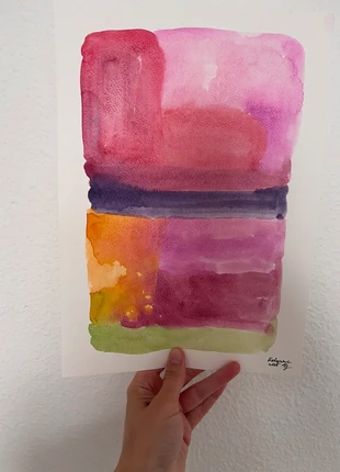 Aquarelle originale. Acuarela original, marca: Original, estado: Nuevo con etiquetas, 15,00 €, 15,75 € Protección al comprador incluida