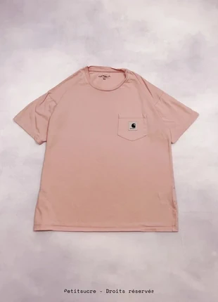 T-shirt Carhartt wip Rose pastel 100% Coton Pocket Tee style Single Stitch Retro Tee - XS /2066V, marca: Carhartt WIP, estado: Muy bueno, tamaño: XS / 34 / 6, 24,00 €, 25,90 € Protección al comprador Pro incluida