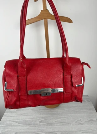 Red Fiorelli y2k 2000s vintage handbag with chunky silver hardware baddie mcbling trashy, brand: Fiorelli, condition: Good, £4.99, £5.94 includes Buyer Protection