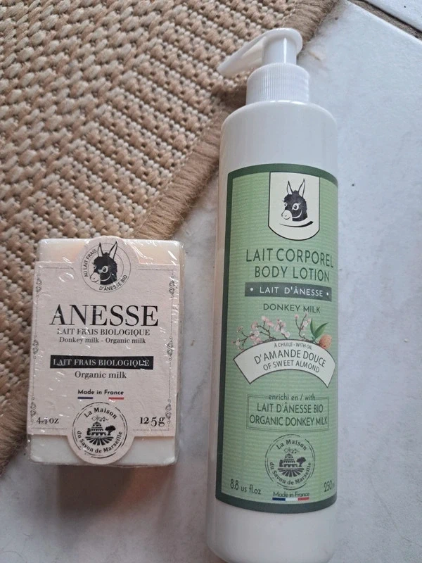 Lot produit lait d'ânesse