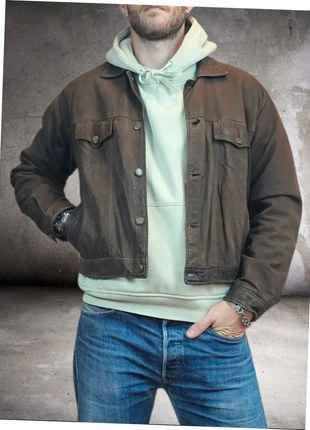 House of Fraser 🇬🇧 Trucker - Cuir Vintage, marque: House of Fraser, état: Bon état, taille: L, 89,00 €, 94,15 € Protection acheteurs incluse