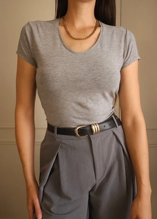 T-Shirt gris basic, marke: Atmosphere, zustand: Gut, größe: M / 38 / 10, 1,00 €, 1,75 € inklusive Vinted-Käuferschutz