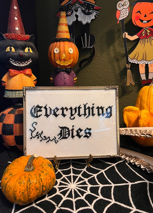 Hand Made Kreuzstich Type o Negative vintage gothic, marque: Sonstiges, état: Très bon état, 35,00 €, 37,45 € Protection acheteurs incluse