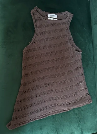 See through sleeveless knitted top, brand: Pull & Bear, condition: New without tags, size: S / 36 / 8, €5.00, €5.95 includes Buyer Protection