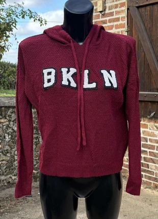 🌸 Pull bordeaux noir blanc Jennyfer 🌸, marke: Jennyfer, zustand: Gut, größe: S / 36 / 8, 3,00 €, 3,85 € inklusive Vinted-Käuferschutz