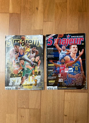 Lot 2 magazines 5 Majeur NBA – Fans de basket / sport, état: Très bon état, 8,00 €, 9,10 € Protection acheteurs incluse