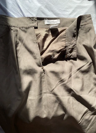 Vintage Max Mara Wool & Silk Pencil Skirt Grey Brown Office Core, marque: Max Mara, état: Très bon état, taille: S / 36 / 8, 20,00 €, 21,70 € Protection acheteurs incluse