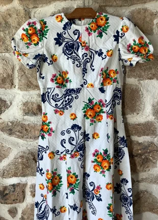 Robe longue fleurie vintage 70s, brand: Vintage Dressing, condition: Good, size: XS / 34 / 6, €12.00, €13.30 includes Buyer Protection