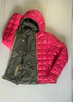 Doudoune K-way reversible rose gris taille s extra confort, marque: K-Way, état: Neuf avec étiquette, taille: S / 36 / 8, 94,00 €, 99,40 € Protection acheteurs incluse