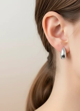 Orecchini artigianali in argento 925 forma a goccia/ silver teardrop earrings handmade, brand: dericci, condizioni: Nuovo con cartellino, €14.00, €15.40 include la Protezione acquisti