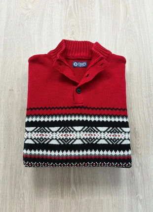 Sweat pull boutonné Chaps noir/rouge taille XXL, marke: CHAPS, zustand: Neu, größe: XXL, 9,50 €, 10,68 € beinhaltet Vinted-Käuferschutz Pro