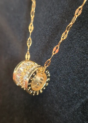 Collier en acier très élégant doré, condition: Very good, €10.99, €12.24 includes Buyer Protection Pro