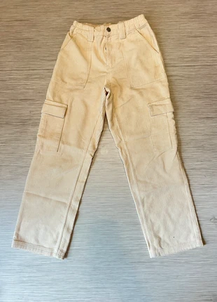 Cargo large beige, marque: PacSun, état: Très bon état, taille: S, 5,00 €, 5,95 € Protection acheteurs incluse